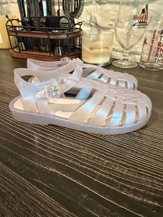 Mini Melissa Other - Mini Melissa Pearlescent Pink Jelly Sandals (Girls)